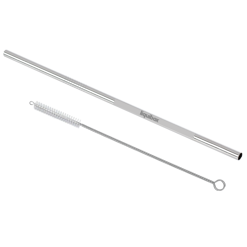 Stainless Steel Straw with Pipe Cleaner Brush