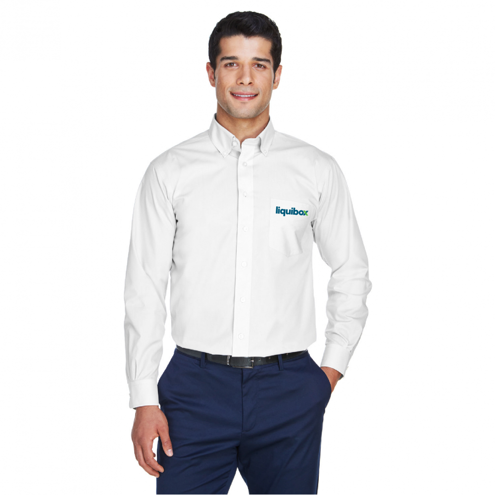 Devon & Jones Mens Crown Woven Collection™ Solid Broadcloth