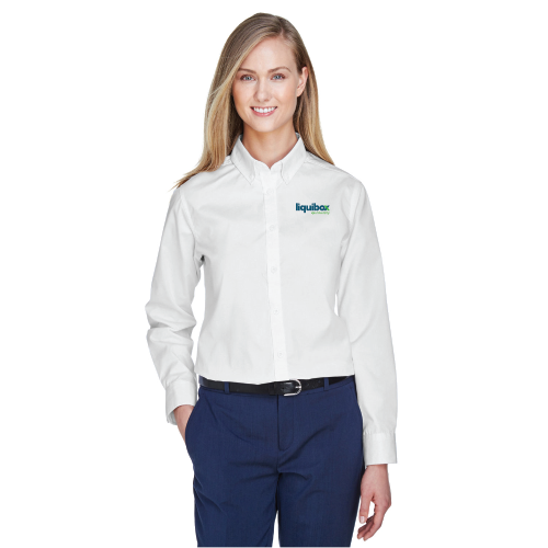 Core 365 Ladies' Operate Long-Sleeve Twill Shirt (LBU)