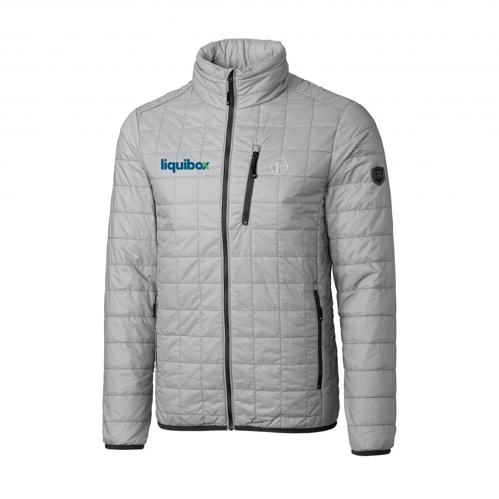 Cutter & Buck Rainier PrimaLoft® Mens Eco Insulated Full Zip Puffer Jacket