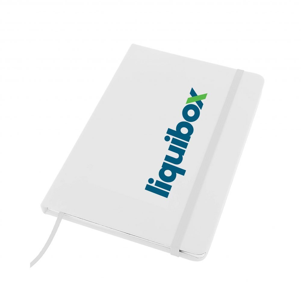 Notebook with Bookmark & Strap Closure